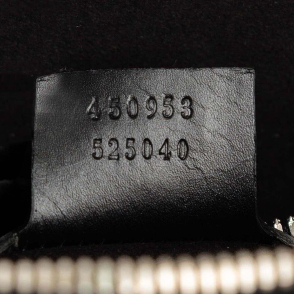 GUCCI Authentic Black Leather Shoulder Bag - Picture 6 of 6